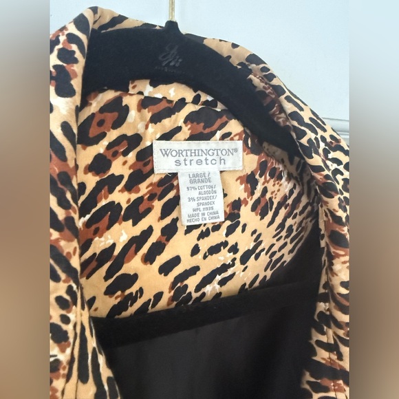 Worthington Y2K leopard lightweight jacket - Picture 6 of 6